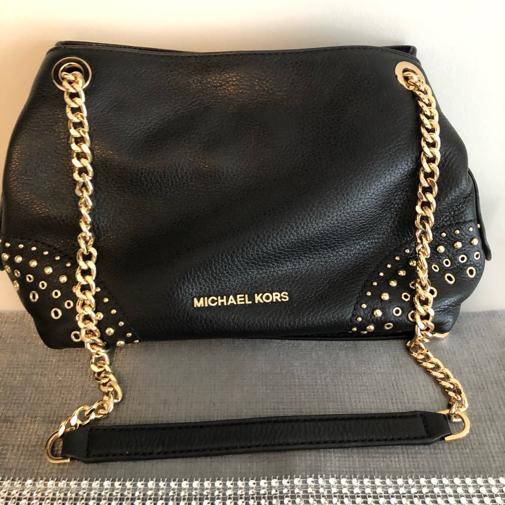 Michael Kors authentic black handbag. Like new.